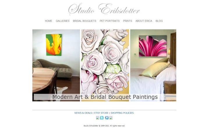 Squarespace Old StudioEriksdotter.com